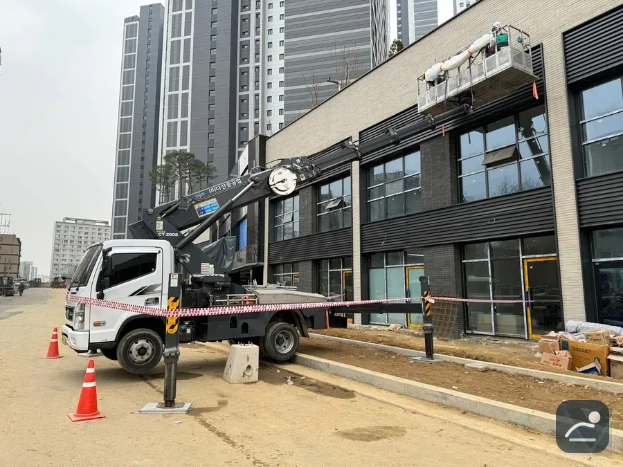 세종 스카이차 고소작업 현장 현장