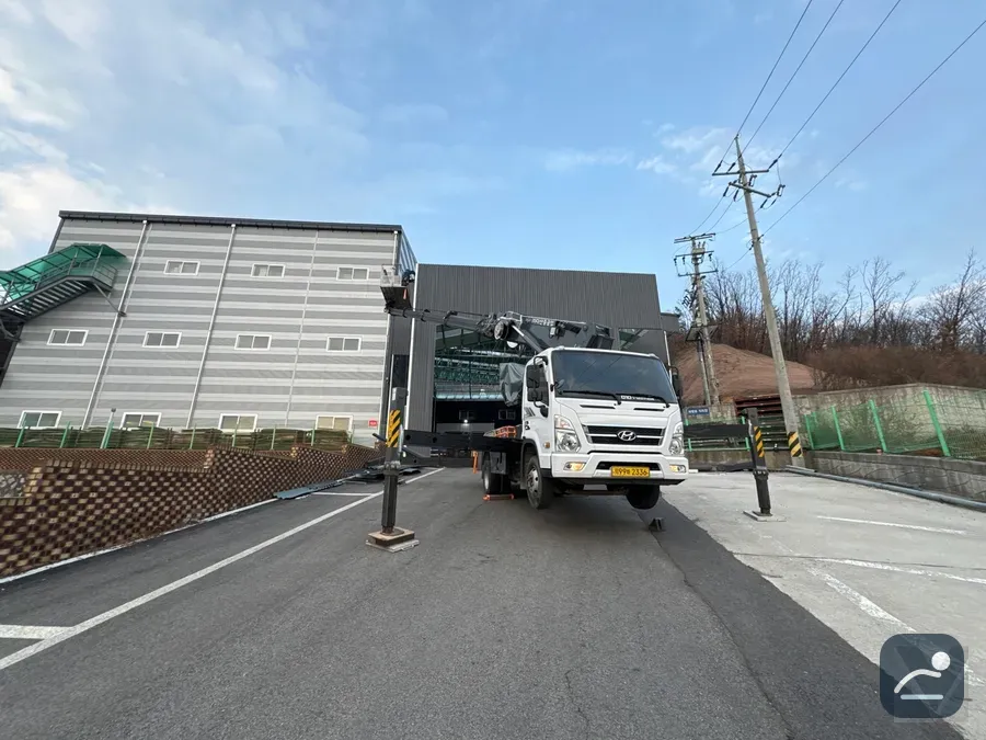 세종 스카이차 에어컨·실외기 작업 현장