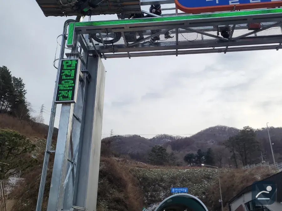 세종 스카이차 전기·통신 작업 현장
